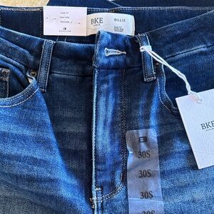 BKE Women’s Trouser Fit Women’s Jeans - Dark Blue